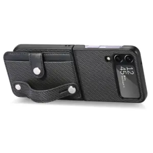 Galaxy Z Flip4 Fiber Texture Wrist Strap Case product image