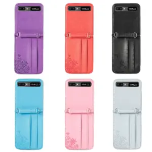 Galaxy Z Flip5 Crossbody Lanyard Wallet Case product image