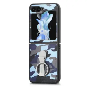 Galaxy Z Flip5 Ring Kickstand Camouflage Case product image