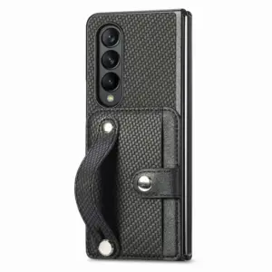 Galaxy Z Fold4 Fiber Texture Wrist Strap Case product image
