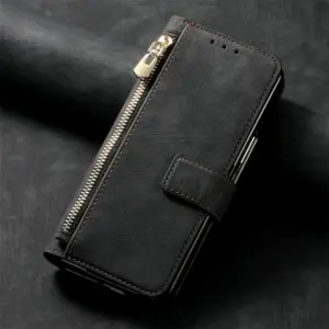 Galaxy Z Fold4 Vintage Magnetic Zip Wallet Case product image