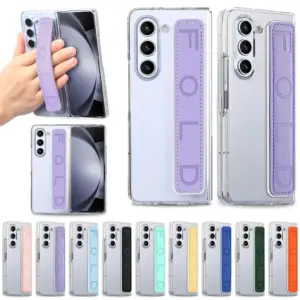 Galaxy Z Fold5 Wrist Strap Clear Case product image