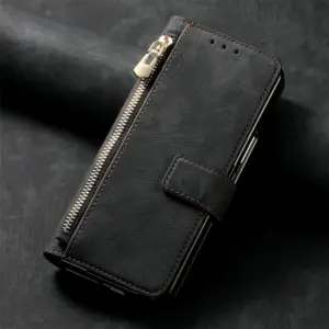 Galaxy Z Fold6 Vintage Magnetic Zip Wallet Case product image