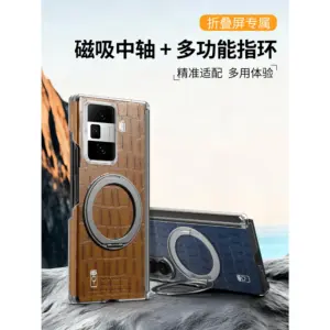 Honor Magic Vs Crocodile Texture Kickstand Leather Folio Case product image
