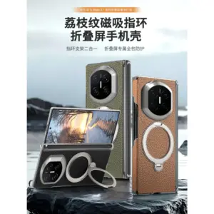 Huawei Mate X7 Litchi Texture Magnetic Kickstand Wallet Case product image