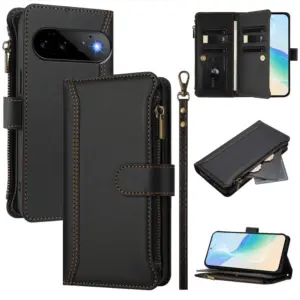 Google Pixel 11 Nine-Card Zip Lanyard Wallet Case product image