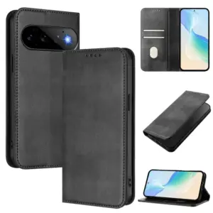 Google Pixel 11 Vintage Magnetic Leather Wallet Case product image