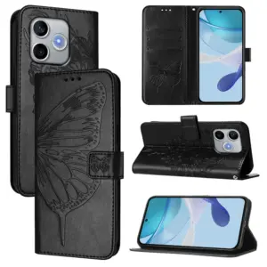 Honor 600 Lite Butterfly Leather Wallet Case product image