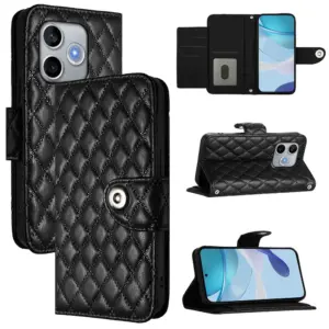 Honor 600 Lite Luxury Pattern Leather Wallet Case product image