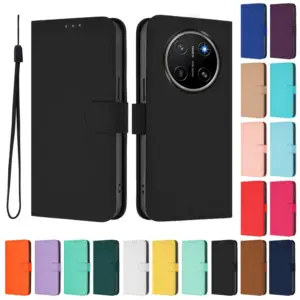 Honor X80 PRO MAX Matte Soft-Touch Leather Folio Case product image