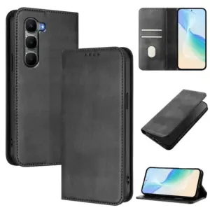 Infinix HOT 60 5G Vintage Magnetic Leather Wallet Case product image