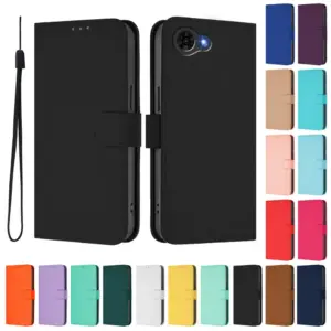 Nubia S2e Matte Soft-Touch Leather Folio Case product image