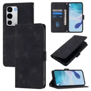 Realme C100 4G Matte Textured Leather Folio Case product image