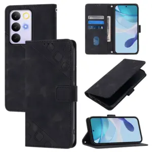 Realme C100 5G Matte Textured Leather Folio Case product image