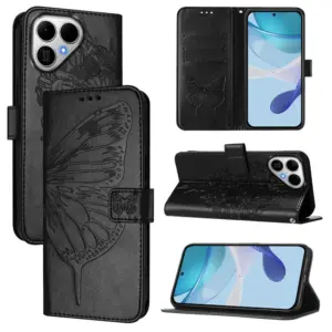 Tecno POVA 8 5G Butterfly Leather Wallet Case product image