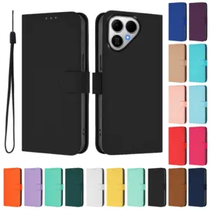 Tecno POVA 8 5G Matte Soft-Touch Leather Folio Case product image
