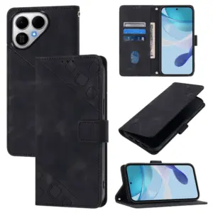 Tecno POVA 8 5G Matte Textured Leather Folio Case product image