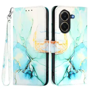 Honor X7E Marble Leather Wallet Case product image