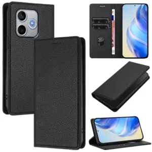 Honor 600 Lite Luxury Litchi Texture Wallet Case product image