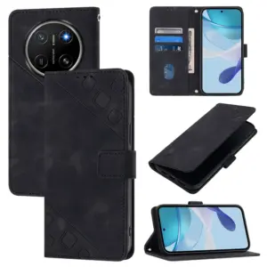 Honor X80 PRO MAX Matte Textured Leather Folio Case product image