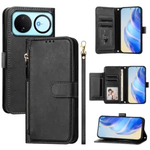 Huawei NOVA 16 5G Multi-Card Zip Lanyard Wallet Case product image