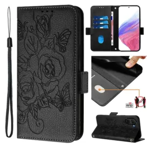 Nubia S2 Rose RFID Blocking Wallet Case product image