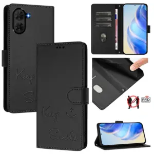 Nubia S2 Smile RFID Blocking Wrist Strap Wallet Case product image