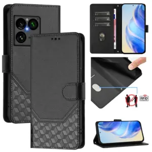 Sony Xperia 1 VIII Honeycomb RFID Blocking Wallet Case product image