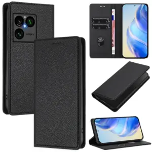 Sony Xperia 1 VIII Luxury Litchi Texture Wallet Case product image