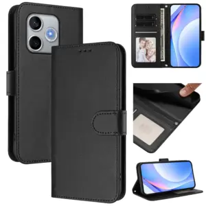 Honor 600 Lite Bear Leather Wallet Case product image