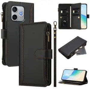 Honor 600 Lite Nine-Card Zip Lanyard Wallet Case product image