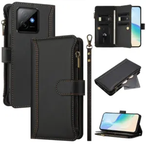 Honor X60 GT 5G Nine-Card Zip Lanyard Wallet Case product image