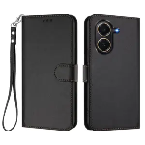 Honor X7E Textured Leather Wrist Strap Wallet Case product image