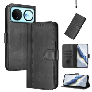 Huawei NOVA 16 5G Minimal Vintage Leather Folio Case product image
