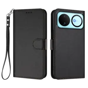 Huawei NOVA 16 5G Textured Leather Wrist Strap Wallet Case product image