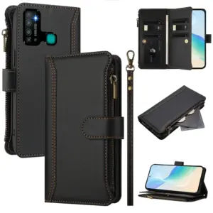Infinix HOT 9 PLAY Nine-Card Zip Lanyard Wallet Case product image