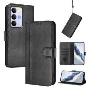 Realme C100 5G Minimal Vintage Leather Folio Case product image