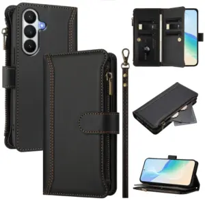 Samsung Galaxy S26 Nine-Card Zip Lanyard Wallet Case product image