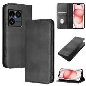 Sony Xperia 1 VIII Vintage Magnetic Leather Wallet Case product image