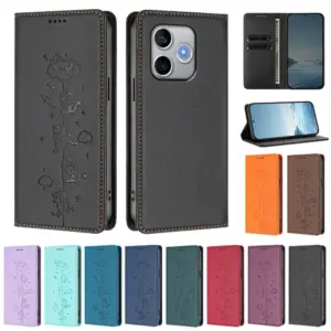 Honor 600 Lite Playful Cat Wallet Case product image