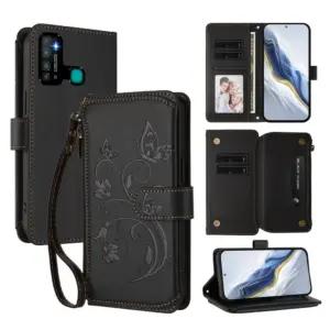 Infinix HOT 9 PLAY Floral Love Wallet Case product image