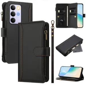 Realme C100 5G Nine-Card Zip Lanyard Wallet Case product image