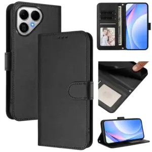 Tecno POVA 8 5G Bear Leather Wallet Case product image