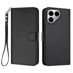 Tecno POVA 8 5G Textured Leather Wrist Strap Wallet Case product image