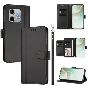 Honor 600 Lite Textured Multi-Card Wallet Case product image