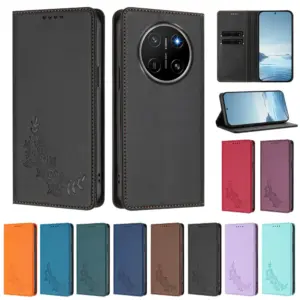 Honor X80 PRO MAX Magnetic Peony Wallet Case product image