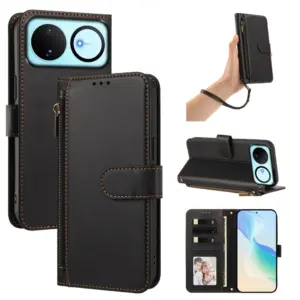 Huawei NOVA 16 5G Four-Card Zip Lanyard Wallet Case product image