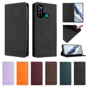 Infinix HOT 9 PLAY Magnetic RFID Blocking Wallet Case product image