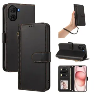 Nubia S2 Four-Card Zip Lanyard Wallet Case product image