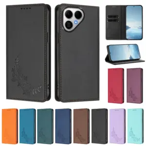 Tecno POVA 8 5G Magnetic Peony Wallet Case product image
